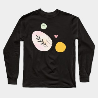 Abstract illustration inspired by nature and love Long Sleeve T-Shirt